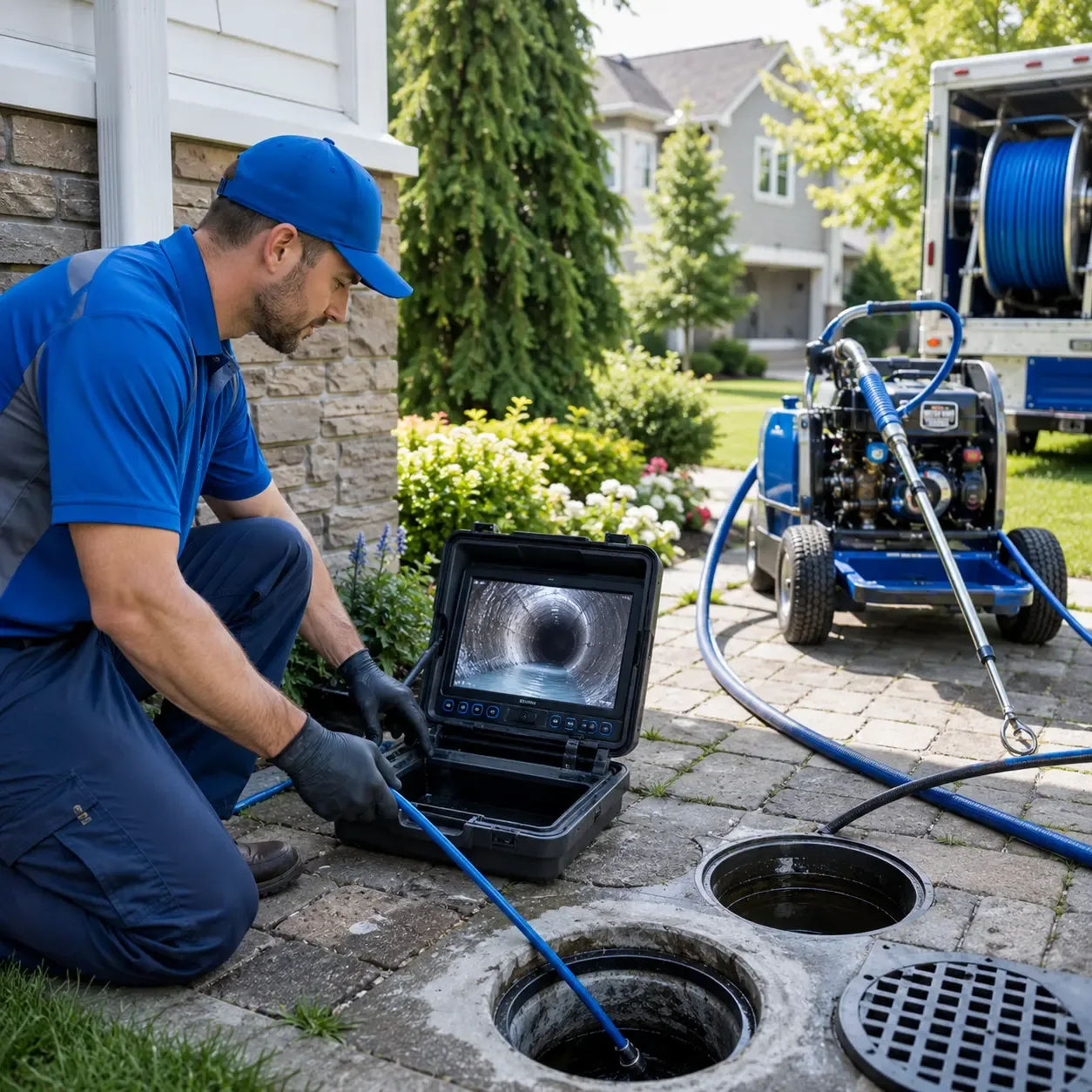 Outdoor drain cleaning professionals serving Mcgaheysville, VA